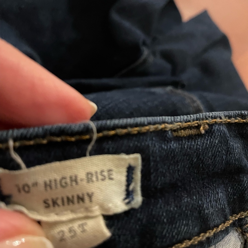 Madewell Tall 10" High-Rise Skinny Jeans in Hayes Wash Size 25 - Picture 13 of 13
